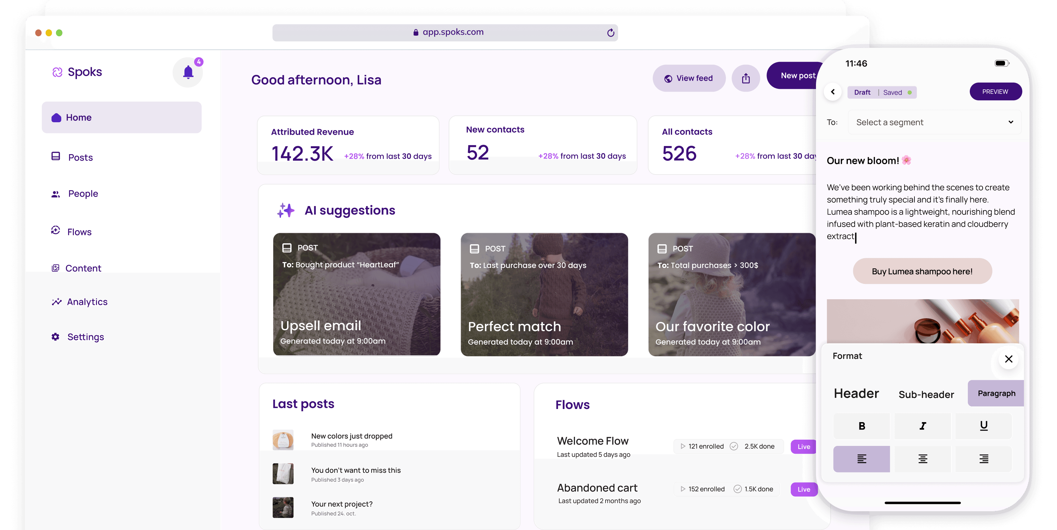 Spoks Marketing Platform