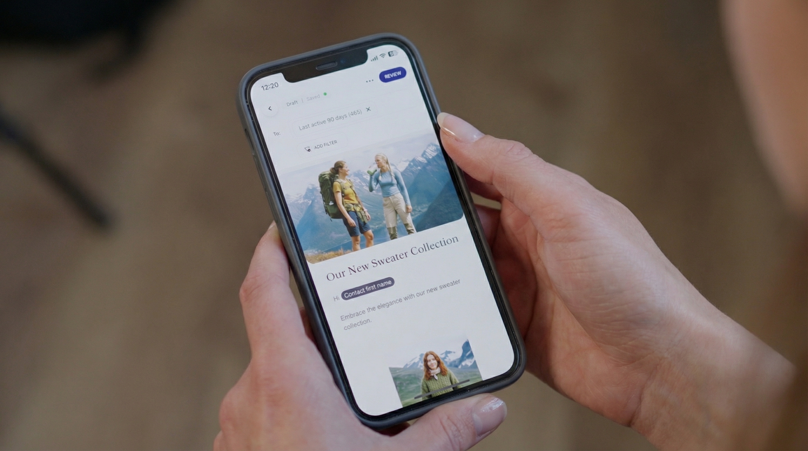 Spoks mobile app for managing Shopify email marketing on the go